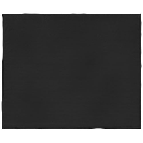 Patura tartan 150x125 cm, poliester moale, Everestus, SD04, 140 g/mp poliester polar, 180 g/mp poliester sherpa, negru, alb
