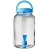 Set dispenser bauturi, 5 piese, Everestus, 20IAN1034, Transparent, Sticla