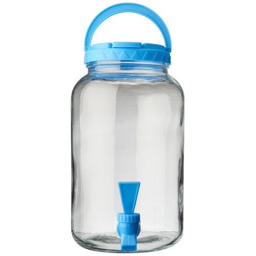 Set dispenser bauturi, 5 piese, Everestus, 20IAN1034, Transparent, Sticla
