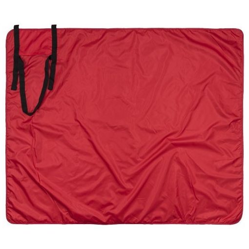 Patura picnic tartan 145x122 cm, cu maner de prindere, Everestus, RR03, poliester, rosu, saculet de calatorie inclus