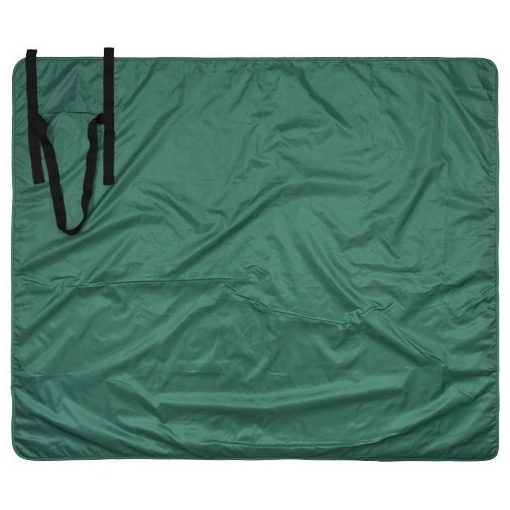 Patura picnic tartan 145x122 cm, cu maner de prindere, Everestus, RR04, poliester, verde