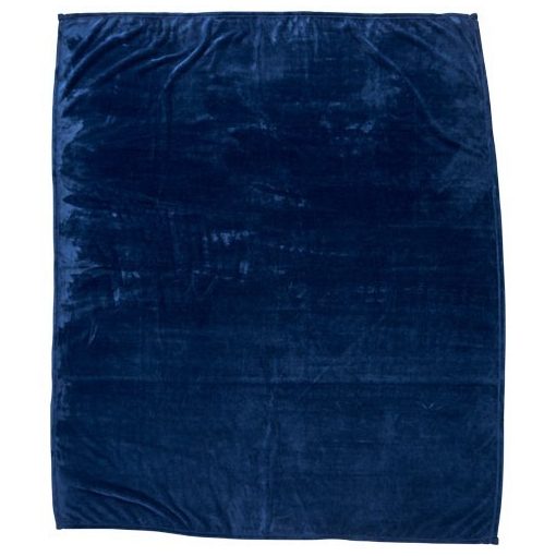 Patura tartan 180x152 cm, moale la atingere, Everestus, MS01, 350 grame/mp poliester ultra, albastru