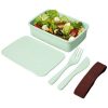 Caserola pentru pranz, Everestus, CAE18, bambus, polipropilena, verde menta