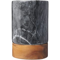   Frapiera din marmura sculptata manual si lemn de salcam, Everestus, 9IA19326, Maro, saculet de calatorie inclus