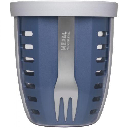 Caserola pranz, Mepal, 21AUG034, 600 ml, Plastic, 12xØ 10.5 cm, Albastru