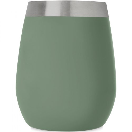 Manson racitor pentru sticla de vin, Seasons, 21OCT1325, 19 x Ø 11.9 cm, Otel, Verde
