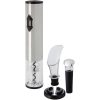 Tirbuson electric cu accesorii vin, Seasons, 21OCT0975, 22.5 x Ø 4.6 cm, ABS, Plastic, Argintiu