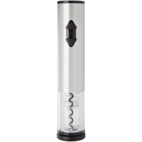 Tirbuson electric cu accesorii vin, Seasons, 21OCT0975, 22.5 x Ø 4.6 cm, ABS, Plastic, Argintiu