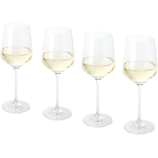 Set 4 pahare de vin alb, Seasons, 21OCT1352, 18 x 24.8 x 18 cm, Sticla, Transparent