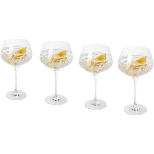 Set 4 pahare de gin, Seasons, 21OCT0126, 26 x 23.8 x 26 cm, Sticla, Transparent
