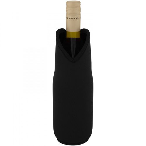 Husa pentru vin, Everestus, 22FEB0028, 26xØ 7.5 cm, Neopren, Negru