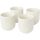 Set 4 cani espresso, Seasons, 42FEB230450, 90 ml, 6.2x5.8 cm, Ceramica, Alb