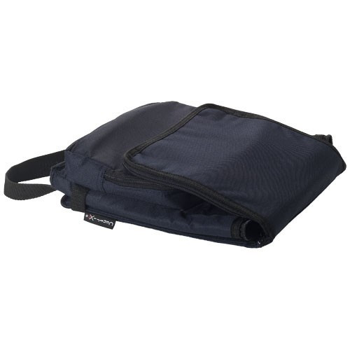 Geanta termoizolanta pliabila, curele ajustabile, buzunar frontal, Everestus, SM, 600D poliester, albastru navy