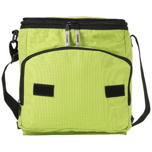 Geanta termoizolanta pliabila, curele ajustabile, buzunar frontal, Everestus, SM, 600D poliester, verde