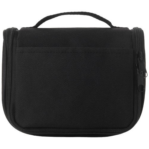 Geanta cosmetice cu agatatoare metalica, Everestus, SE04, poliester 600D, negru