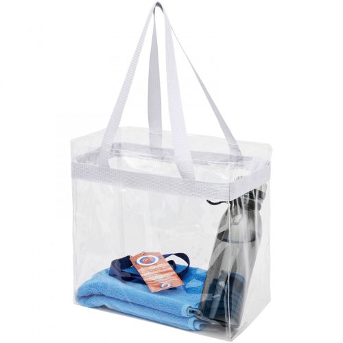 Sacosa transparenta, 21MAR2326, 30.5x30.5x15.2 cm, Everestus, Plastic, Alb