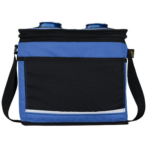 Geanta termoizolanta 12 doze, curele captusite si ajustabile, Everestus, PK, 600D poliester, albastru, negru