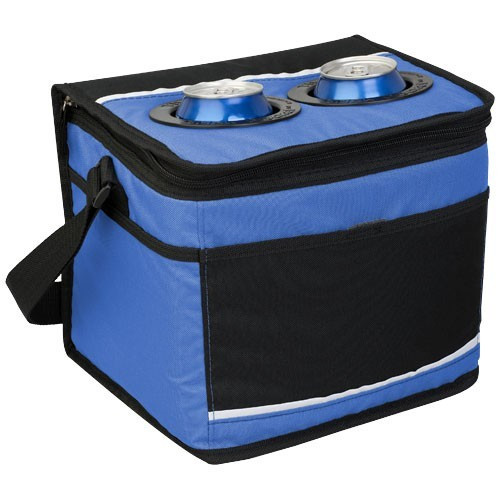 Geanta termoizolanta 12 doze, curele captusite si ajustabile, Everestus, PK, 600D poliester, albastru, negru