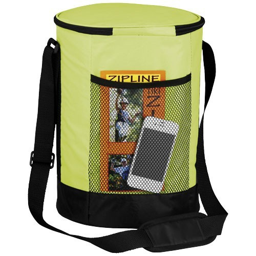 Geanta termoizolanta cu buzunar frontal deschis, Everestus, BO, 70D nylon, verde