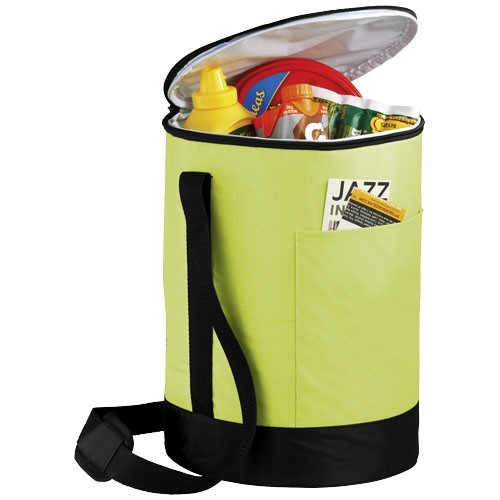 Geanta termoizolanta cu buzunar frontal deschis, Everestus, BO, 70D nylon, verde
