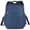 Rucsac Laptop, Everestus, SM, 15.6 inch, 600D poliester, albastru, saculet de calatorie si eticheta bagaj incluse