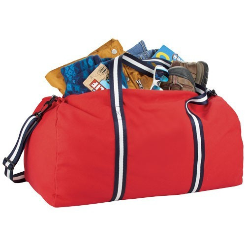 Geanta de umar de voiaj, Everestus, WR, panza 407 g/m² bumbac, rosu