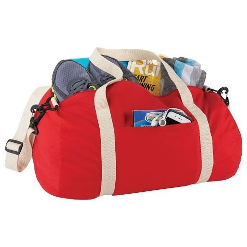 Geanta de umar, Everestus, CE, panza 170 g/m² bumbac, rosu, saculet de calatorie si eticheta bagaj incluse