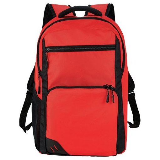 Rucsac Laptop, Everestus, RH, 15.6 inch, 600D poliester, rosu, saculet de calatorie si eticheta bagaj incluse