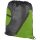 Saculet cu 2 buzunare frontale din plasa, poliester 210D, Everestus, 8IA19057, verde lime