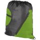 Saculet cu 2 buzunare frontale din plasa, poliester 210D, Everestus, 8IA19057, verde lime