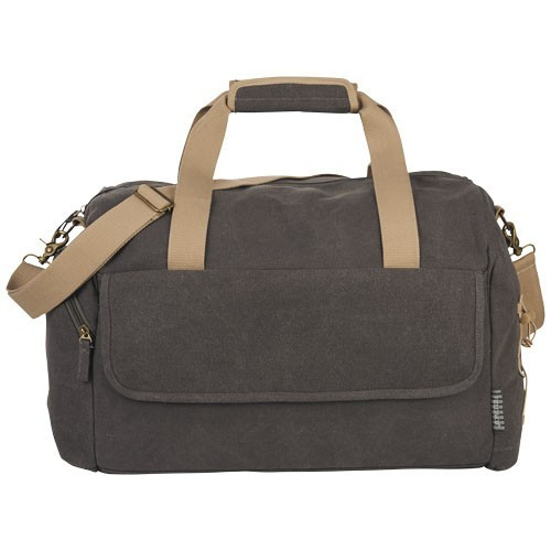 Geanta de umar, Field & Co, VE, 16 oz bumbac panza, gri