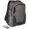 Rucsac Laptop cu USB port, Everestus, OD01, 17 inch, 600D PolyCanvas, gri inchis, saculet de calatorie si eticheta bagaj incluse