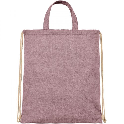 Saculet tip rucsac, 21MAR1510, 38x42 cm, Everestus, Bumbac, Rosu