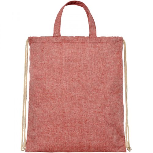 Saculet tip rucsac, 21MAR1511, 38x42 cm, Everestus, Bumbac, Rosu
