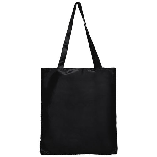 Sacosa pentru cumparaturi, Everestus, 20IAN424, Poliester 210D, Negru, Albastru