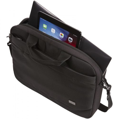 Geanta laptop si tableta, 21MAR1010, 37x29x7 cm, 14 inch, Case Logic, Poliester, Negru