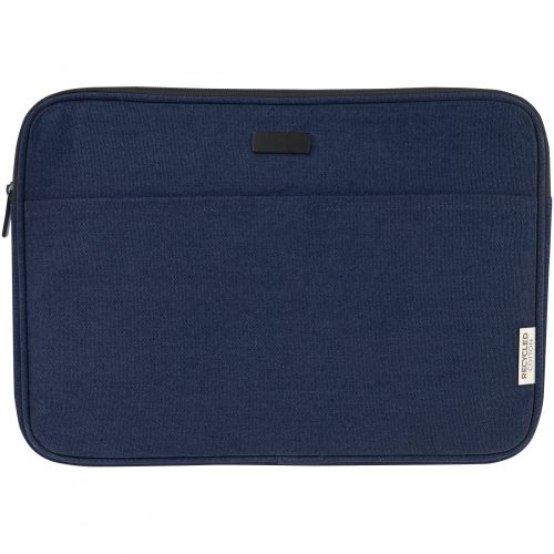Husa laptop 14 inch, 2401E14726, Everestus, 38.5x26.5x2.5 cm, Bumbac, Albastru navy