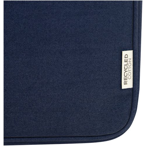 Husa laptop 14 inch, 2401E14726, Everestus, 38.5x26.5x2.5 cm, Bumbac, Albastru navy