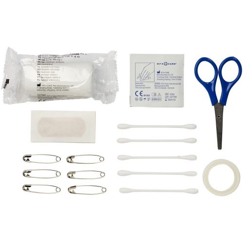 Trusa sanitara 24 piese in cutie de plastic, Everestus, 9IA19404, Poliester, Alb