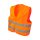 Vesta reflectorizanta adulti cu inaltime de 165-180 cm, Everestus, 20IAN1024, Portocaliu, Poliester
