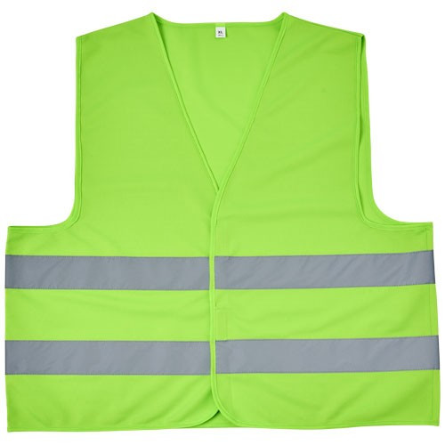 Vesta reflectorizanta adulti cu inaltime de 165-180 cm, Everestus, 20IAN1023, Verde, Poliester