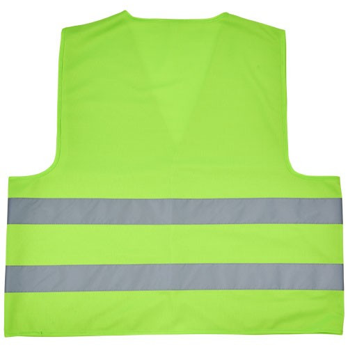 Vesta reflectorizanta adulti cu inaltime de 165-180 cm, Everestus, 20IAN1023, Verde, Poliester