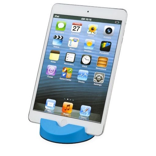 Suport telefon de birou cu design elegant, Everestus, STT085, plastic, albastru