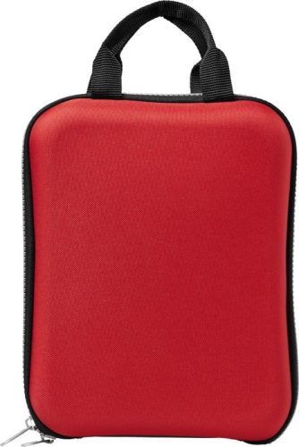 Trusa de prim ajutor 46 piese si vesta de siguranta, eva, Everestus, TSPA01, rosu