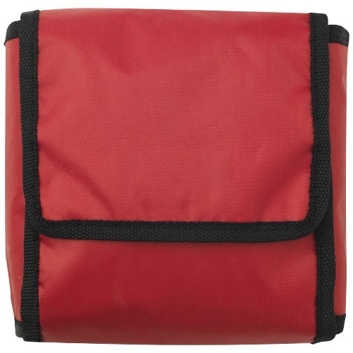 Trusa de prim ajutor 18 piese si vesta de siguranta, nylon, Everestus, TSPA02, rosu