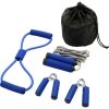 Set 4 accesorii fitness, Everestus, 9IA19039, Poliester, Albastru