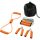 Set 4 accesorii fitness, Everestus, 9IA19037, Poliester, Portocaliu