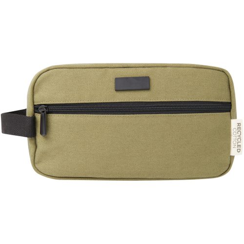 Geanta cosmetice 3.5L,  2401E14737, Everestus, 23x13.5x11 cm, Bumbac, Verde olive