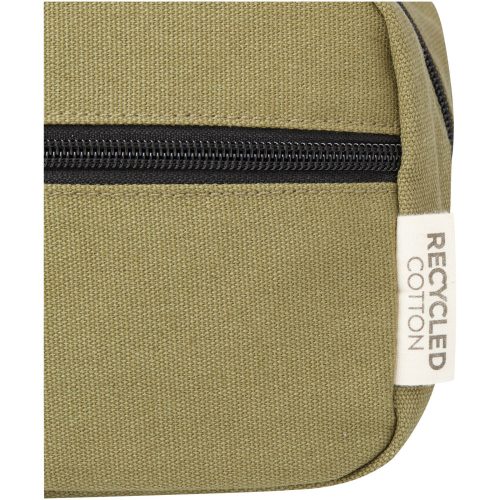 Geanta cosmetice 3.5L,  2401E14737, Everestus, 23x13.5x11 cm, Bumbac, Verde olive
