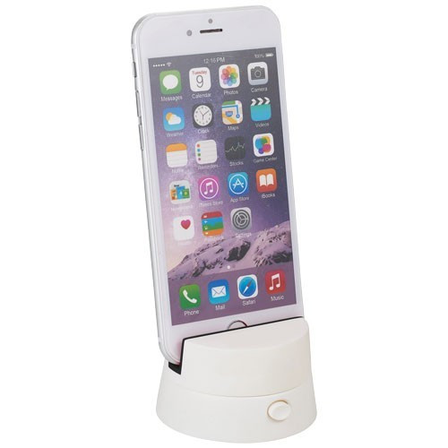 Suport telefon de birou cu functie Panorama, Everestus, STT100, abs, plastic, alb